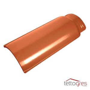 Cumeeira Esmaltada Caramelo
