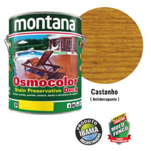 Stain Osmocolor Antiderrapante Castanho 3,6L